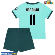 Wolves Hee-chan Hwang #11 Auswärts Trikotsatz Kinder 2025-26 Kurzarm (+ Kurze Hosen)